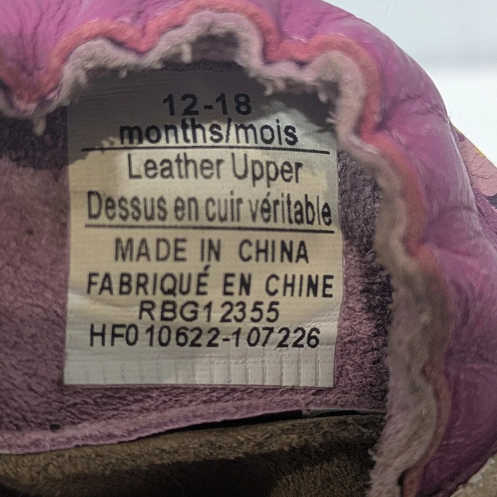 Robeez Lot Of‎ 3 Leather Baby First Walker Shoes Size 12-24mo